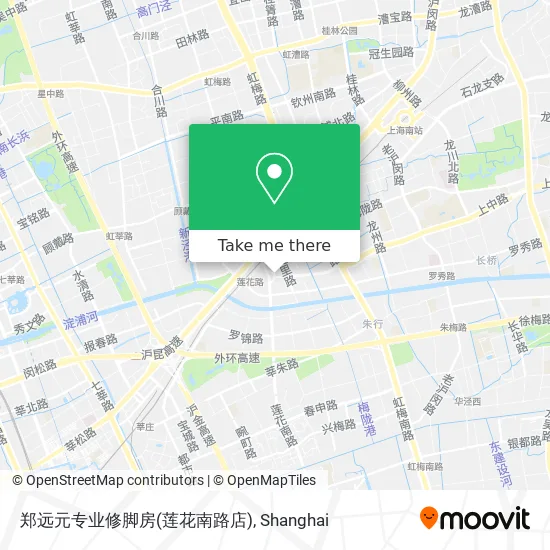 郑远元专业修脚房(莲花南路店) map