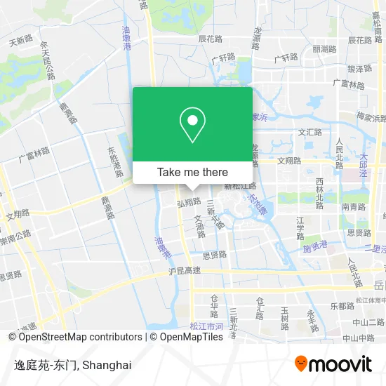 逸庭苑-东门 map