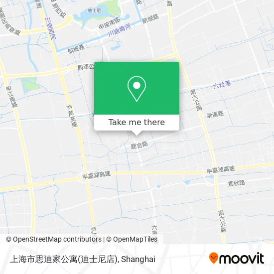 上海市思迪家公寓(迪士尼店) map