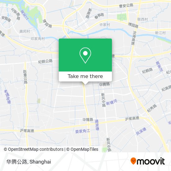 华腾公路 map