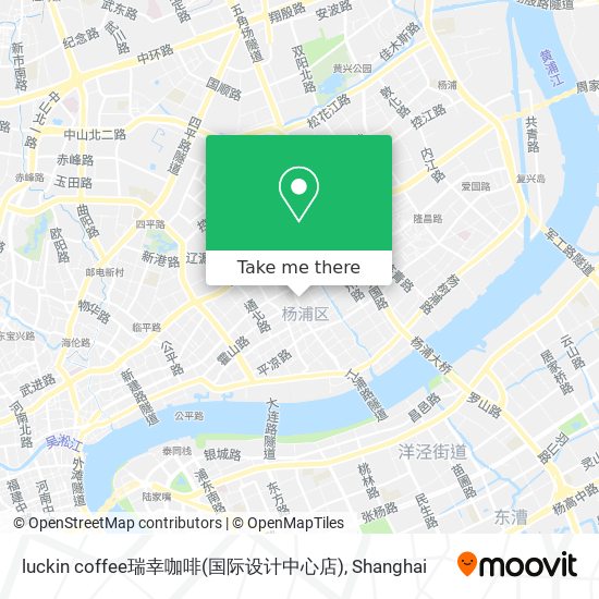 luckin coffee瑞幸咖啡(国际设计中心店) map