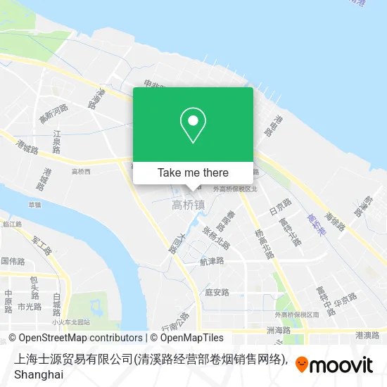 上海士源贸易有限公司(清溪路经营部卷烟销售网络) map