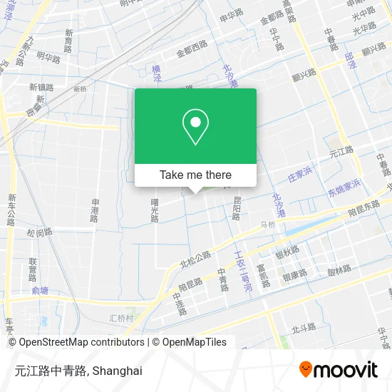 元江路中青路 map
