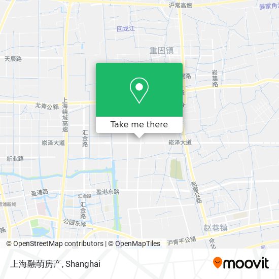 上海融萌房产 map