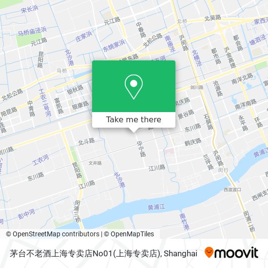 茅台不老酒上海专卖店No01 map