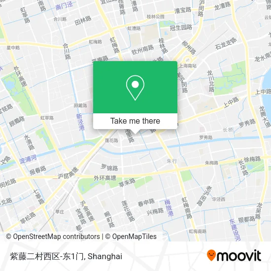 紫藤二村西区-东1门 map