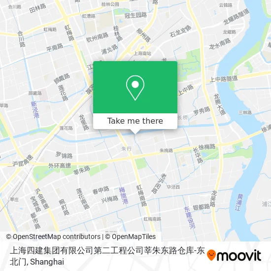 上海四建集团有限公司第二工程公司莘朱东路仓库-东北门 map