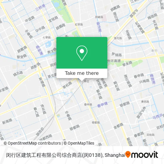 闵行区建筑工程有限公司综合商店(闵0138) map