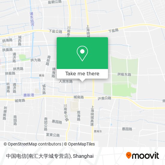中国电信(南汇大学城专营店) map