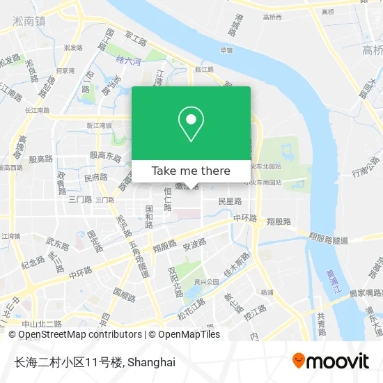 长海二村小区11号楼 map