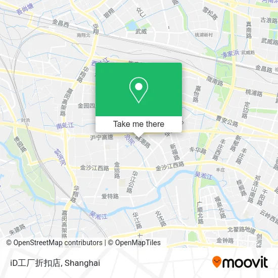 iD工厂折扣店 map