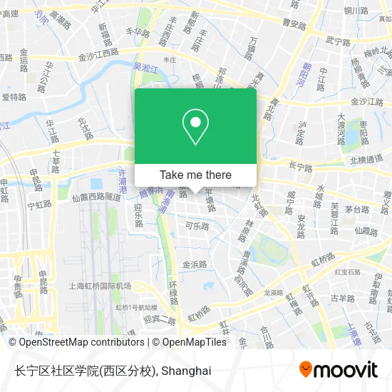长宁区社区学院(西区分校) map
