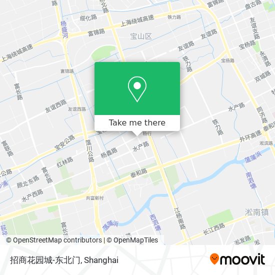 招商花园城-东北门 map