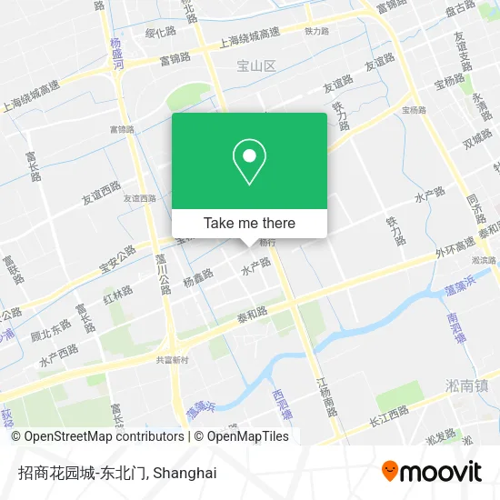 招商花园城-东北门 map