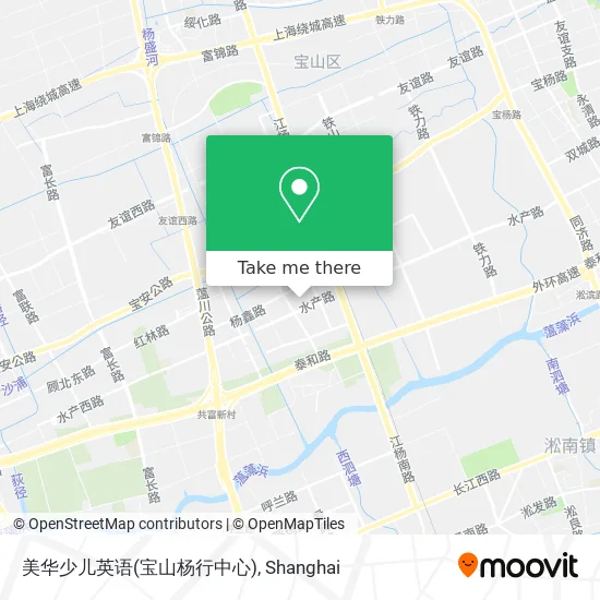 美华少儿英语(宝山杨行中心) map