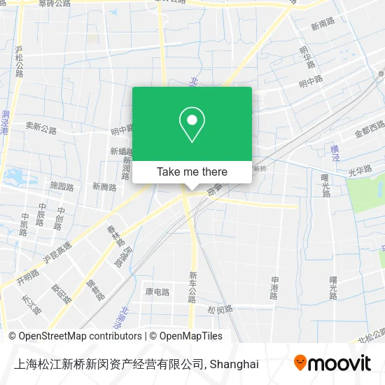 上海松江新桥新闵资产经营有限公司 map