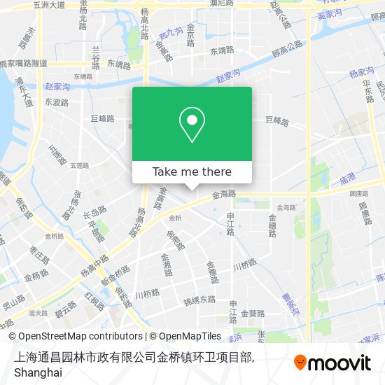 上海通昌园林市政有限公司金桥镇环卫项目部 map
