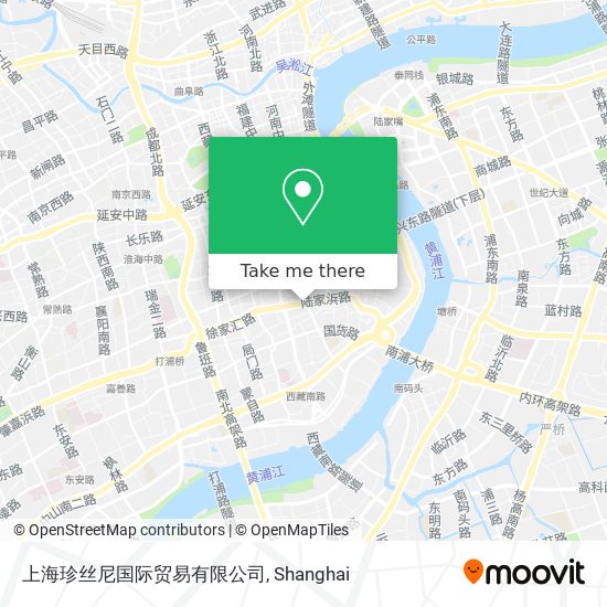 上海珍丝尼国际贸易有限公司 map