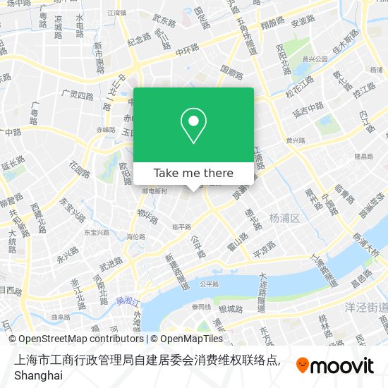 上海市工商行政管理局自建居委会消费维权联络点 map