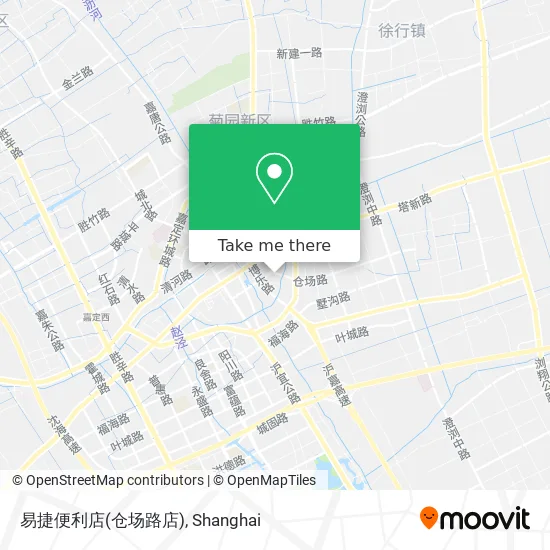 易捷便利店(仓场路店) map