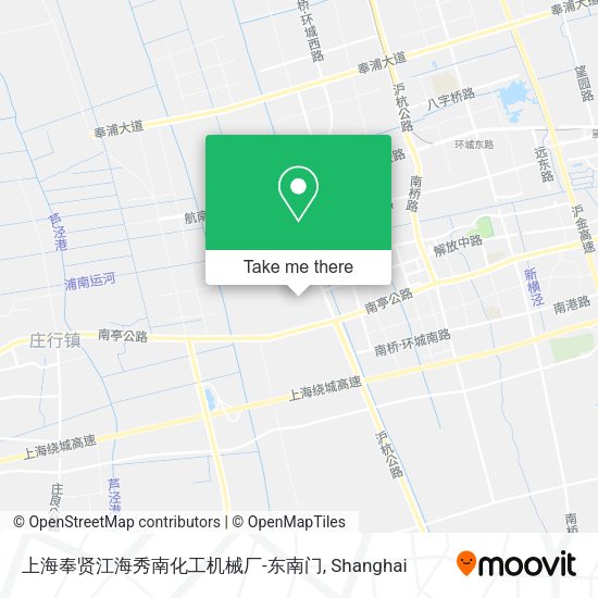 上海奉贤江海秀南化工机械厂-东南门 map
