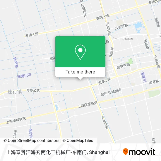 上海奉贤江海秀南化工机械厂-东南门 map