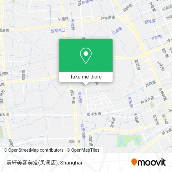 震轩美容美发(凤溪店) map