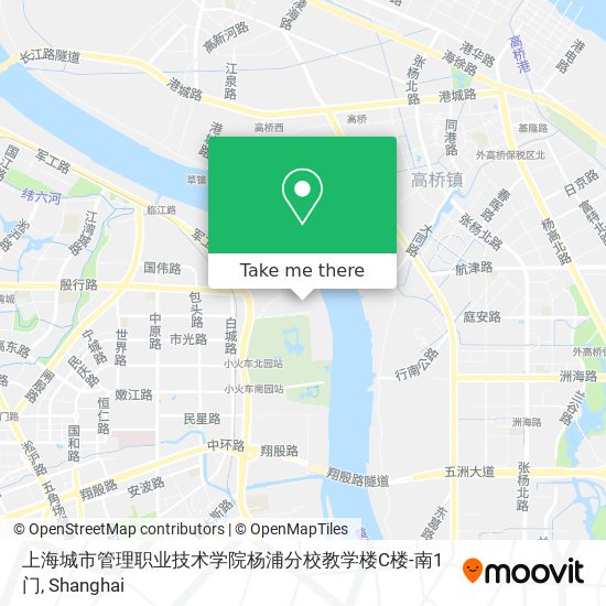 上海城市管理职业技术学院杨浦分校教学楼C楼-南1门 map