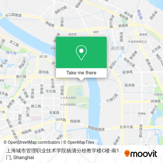 上海城市管理职业技术学院杨浦分校教学楼C楼-南1门 map