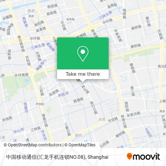 中国移动通信(汇龙手机连锁NO.08) map