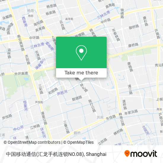 中国移动通信(汇龙手机连锁NO.08) map