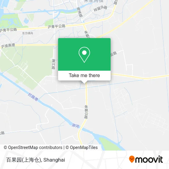百果园(上海仓) map