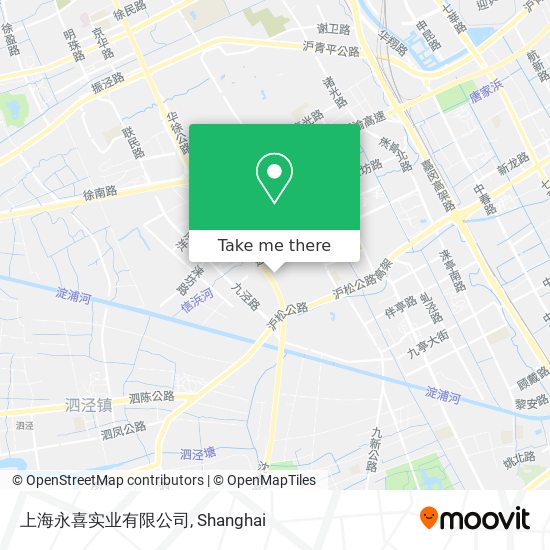 上海永喜实业有限公司 map