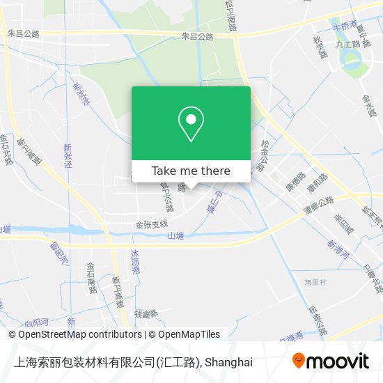 上海索丽包装材料有限公司(汇工路) map