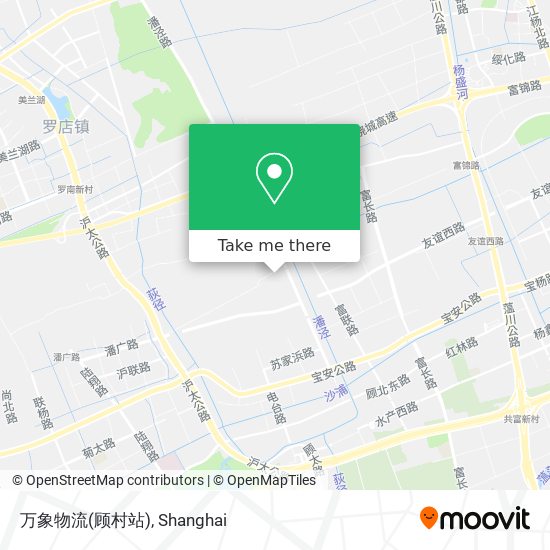 万象物流(顾村站) map