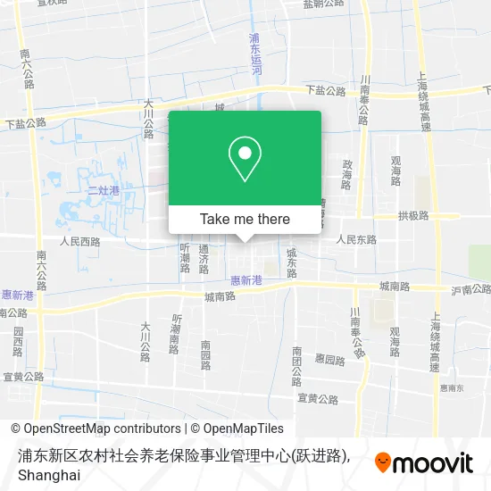 浦东新区农村社会养老保险事业管理中心(跃进路) map