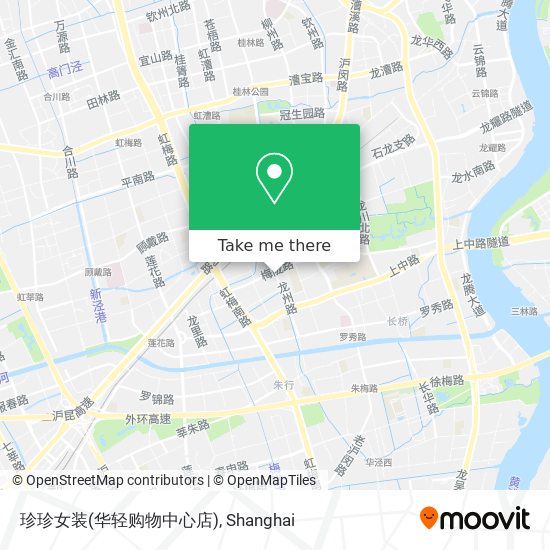 珍珍女装(华轻购物中心店) map