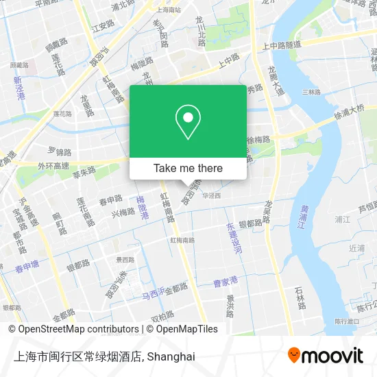 上海市闽行区常绿烟酒店 map