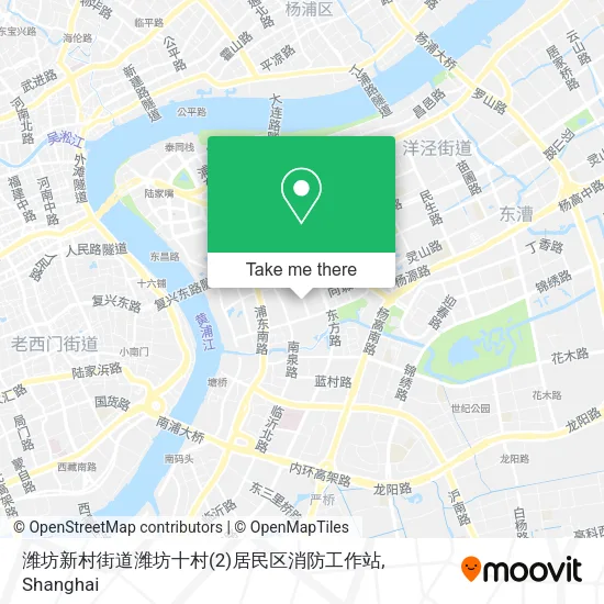 潍坊新村街道潍坊十村(2)居民区消防工作站 map