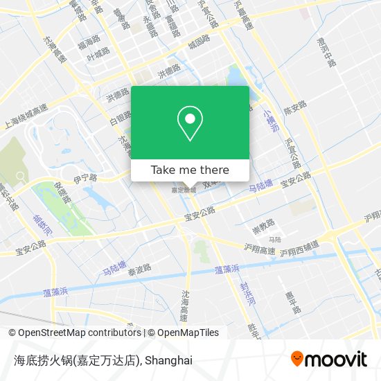 海底捞火锅(嘉定万达店) map