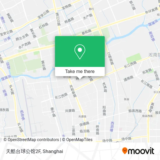 天酷台球公馆2F map
