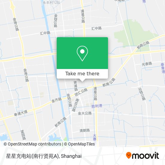星星充电站(南行贤苑A) map