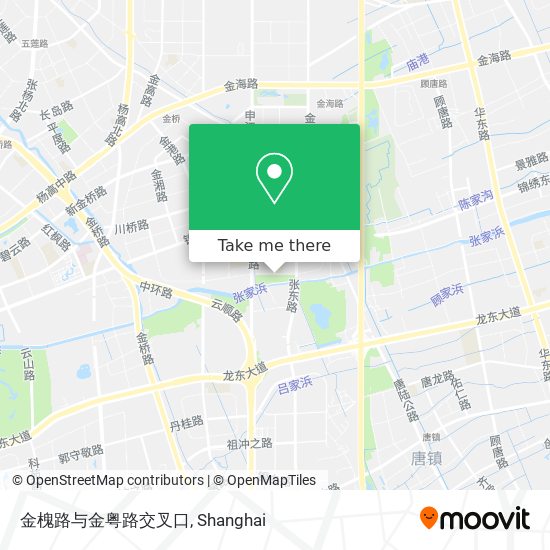 金槐路与金粤路交叉口 map