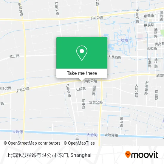 上海静思服饰有限公司-东门 map