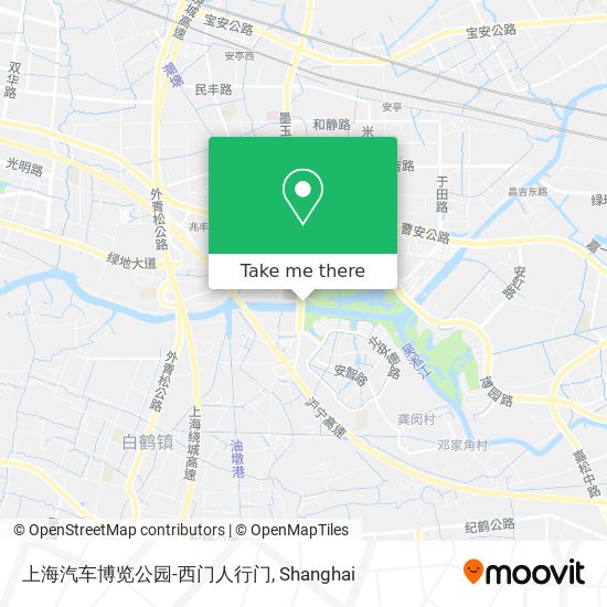 上海汽车博览公园-西门人行门 map