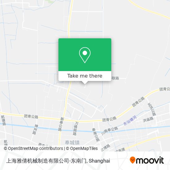 上海雅倩机械制造有限公司-东南门 map