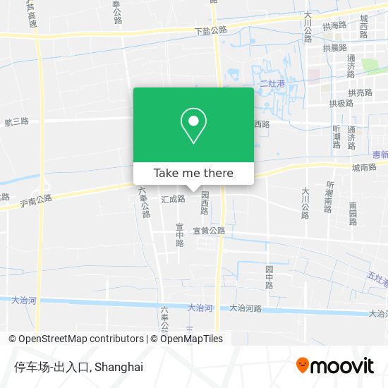 停车场-出入口 map