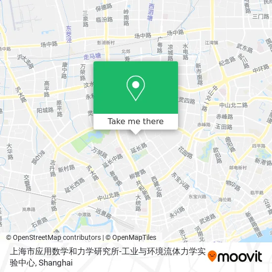 上海市应用数学和力学研究所-工业与环境流体力学实验中心 map