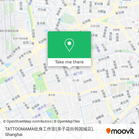 TATTOOMAMA纹身工作室(亲子花街韩国城店) map