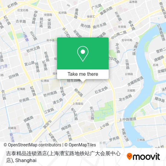 吉泰精品连锁酒店(上海漕宝路地铁站广大会展中心店) map
